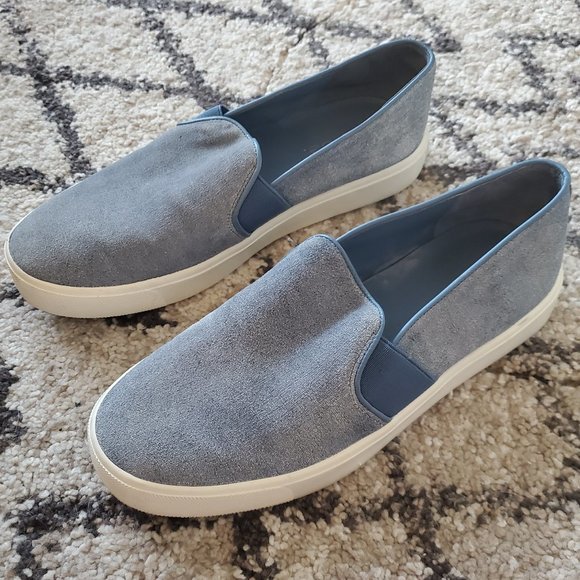 VINCE Blair-12 Embossed Suede Slip-on Sneakers 6 - Picture 5 of 10